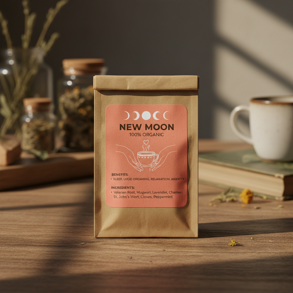 New moon tea
