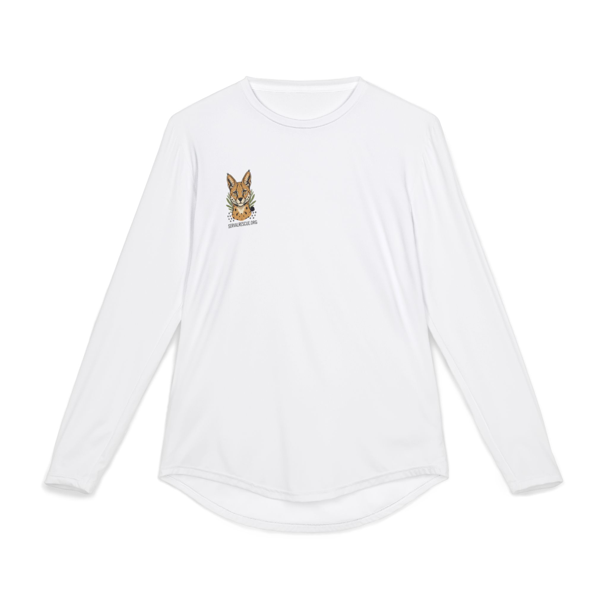 Men's UV Long Sleeve Shirt — Small German Shepherd Chest Graphic