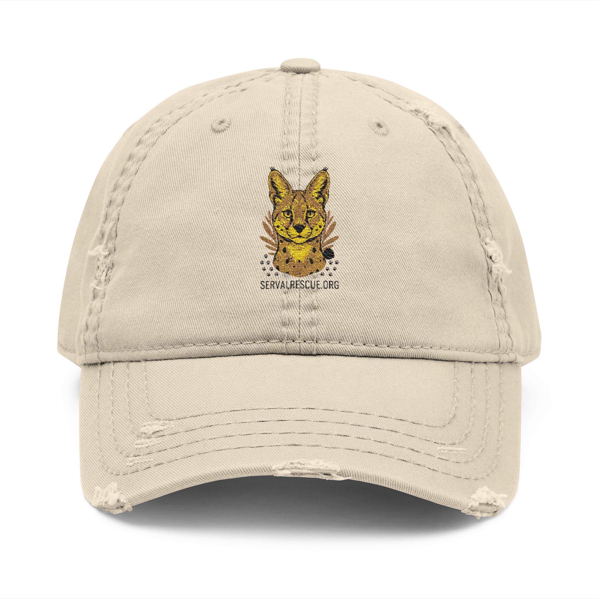 Distressed Embroidered French Bulldog Dad Hat — Vintage Charcoal Cap