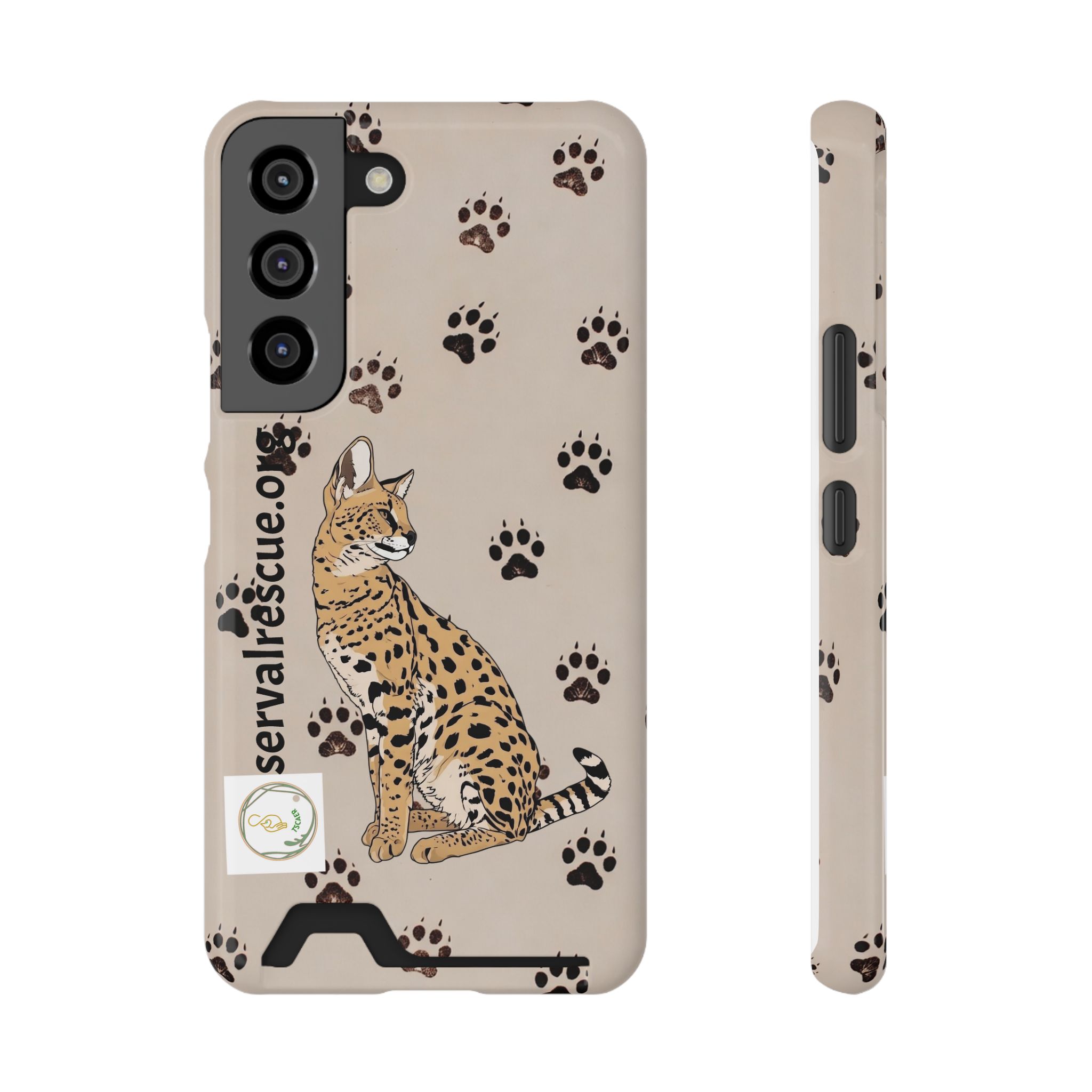 Serval phone case — Slim Protective Wildlife Design